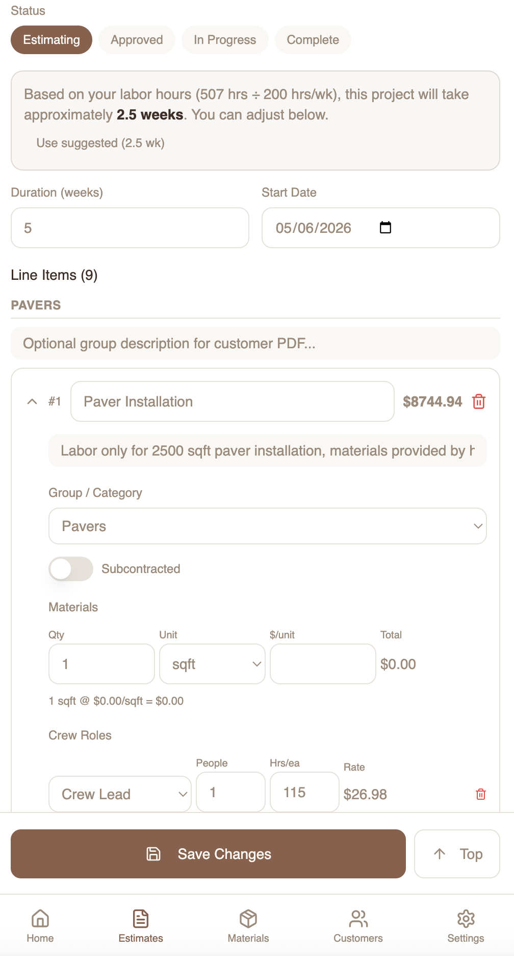 JobReady: Measure Twice App